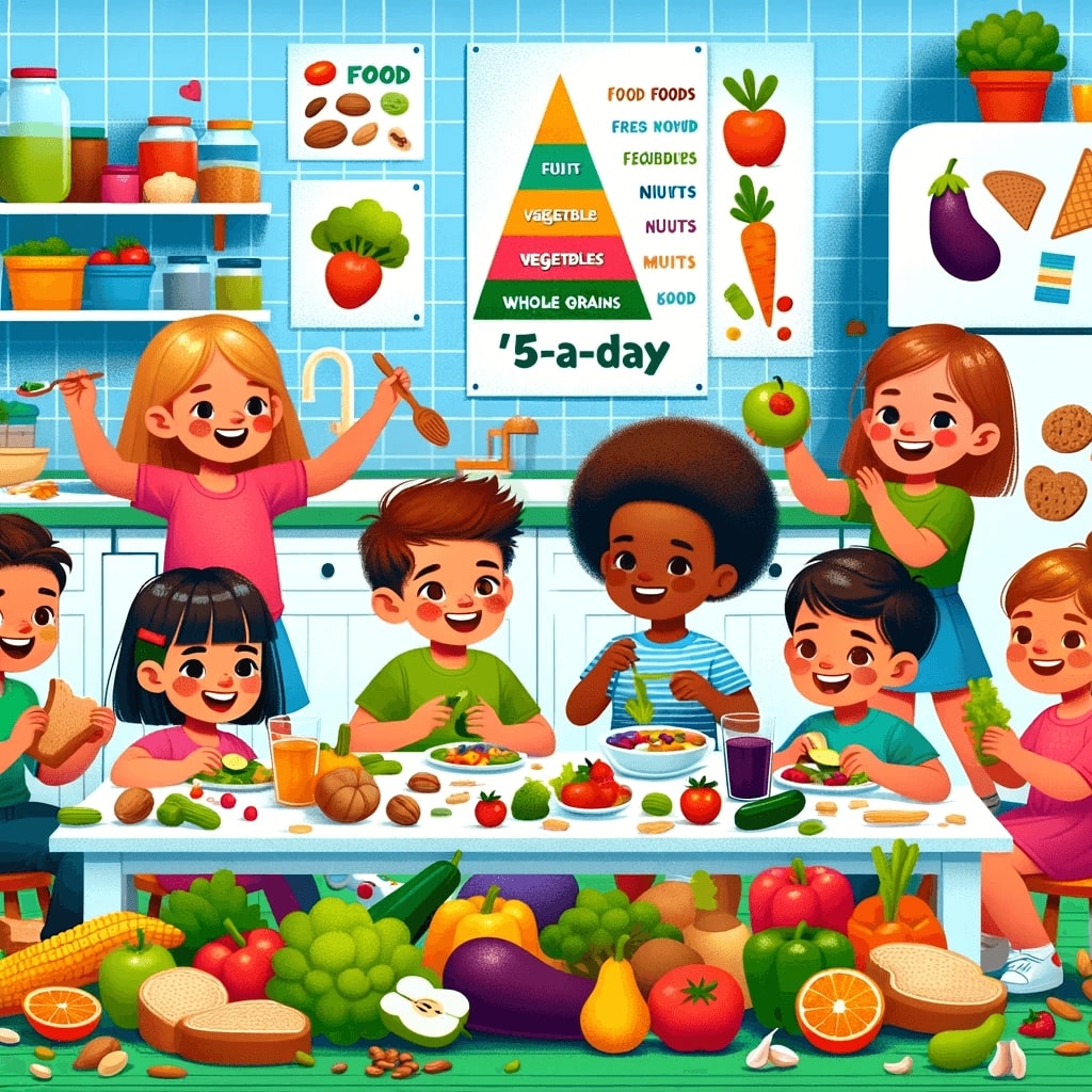 alimentos saludables vs no saludables para niños